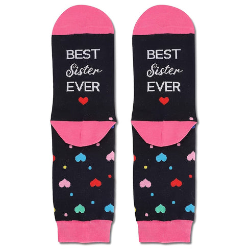 Best Sister Ever Knit Socks